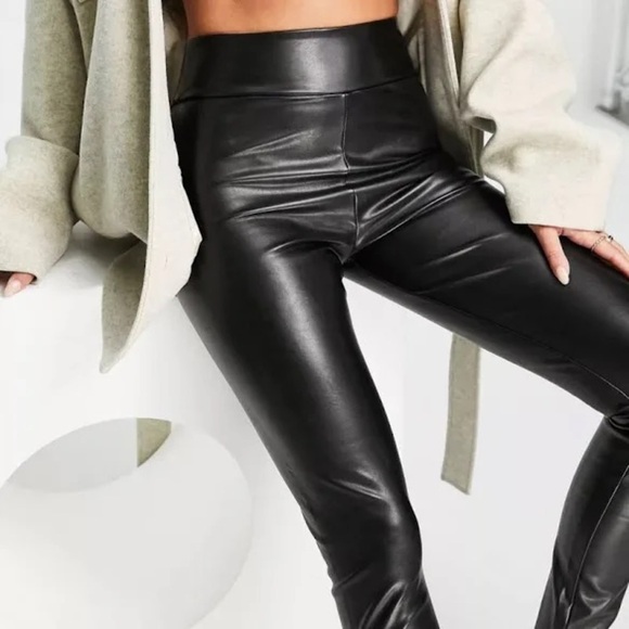 Abercrombie & Fitch Faux Black Leggings XS - Picture 3 of 7